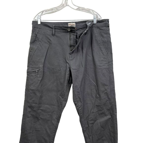 Original Weatherproof Mens Jeans Relaxed Fit Stretch Slash Pockets Gray W36x30L - Picture 3 of 6